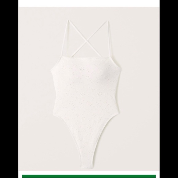 Abercrombie & Fitch black and white (NOT SAME COLOR AS PICTURE) one piece swim - Picture 3 of 5